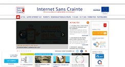 Desktop Screenshot of internetsanscrainte.fr